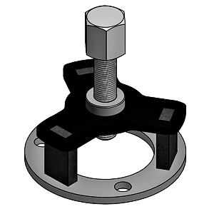 Blade hub puller Cross